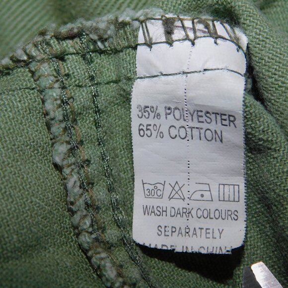 Mens L Green Denim Baby Fat Albert What's Up? Embroidered Long Sleeve Shirt - Picture 8 of 13